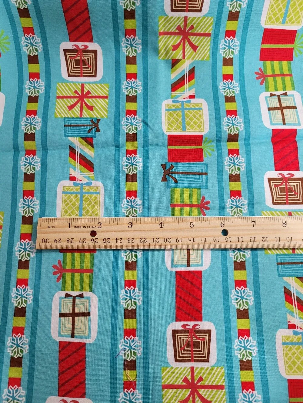 Merry Holiday M'Liss Retro Inspired Gift Theme Sewing Fabric 2+ Yds (1496)
